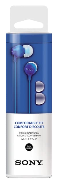 Oortelefoon Sony EX15LP basic blauw 2