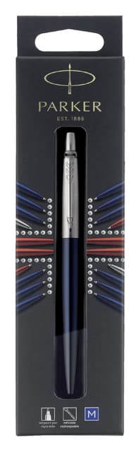 Balpen Parker Jotter Royal blue CT medium blister à 1 stuk