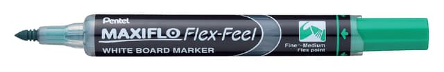 Whiteboardmarker Pentel MWL5SBF Maxiflo rond 1.5-4.5mm groen