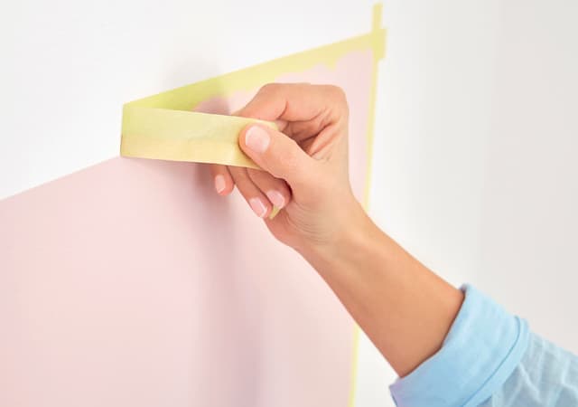 Afplaktape tesa®  Professional 25mx38mm geel 4