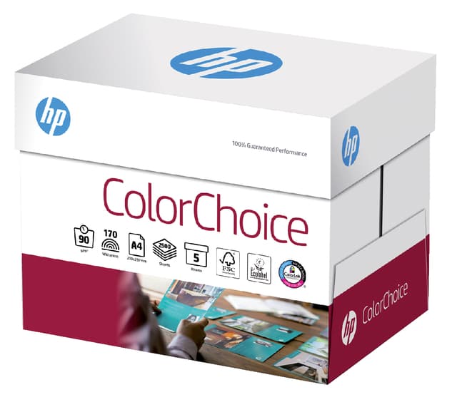Kleurenlaserpapier HP Color Choice A4 90gr wit 500vel 4