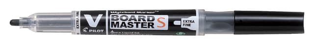 Whiteboardmarker Pilot rond extra fijn zwart