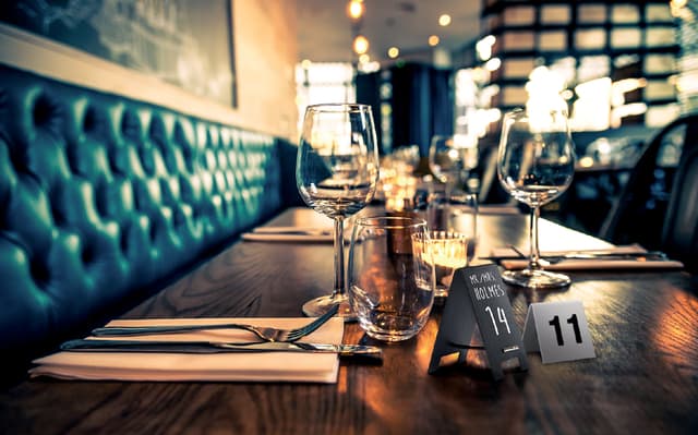 Krijtbord securit mini tafel set 5 stuks zwart 9
