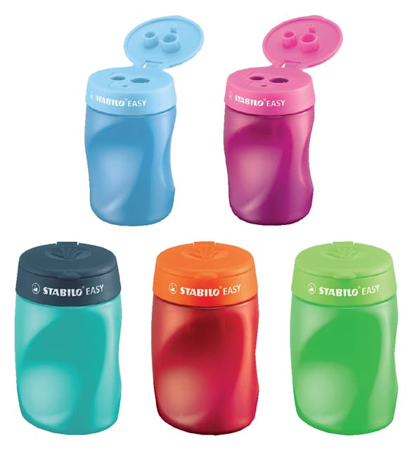 Puntenslijper STABILO Easy 4502 3 in 1 rechtshandig roze 2