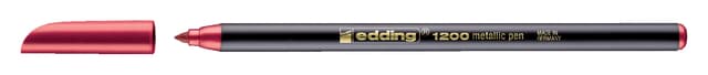 Fineliner edding 1200 072 fijn metallic rood