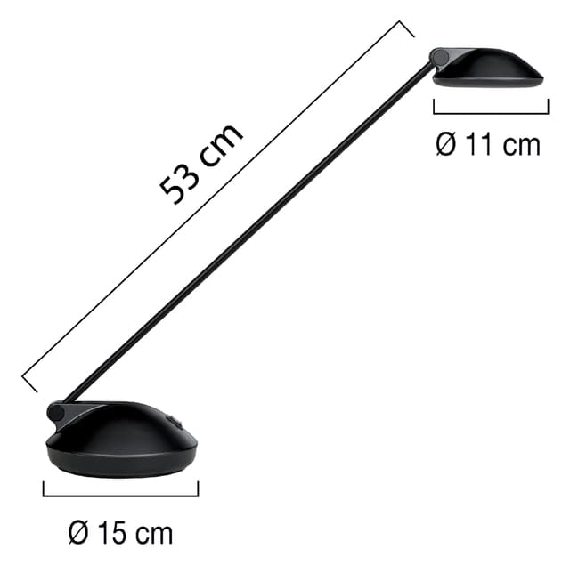 Bureaulamp Unilux Joker led zwart 2