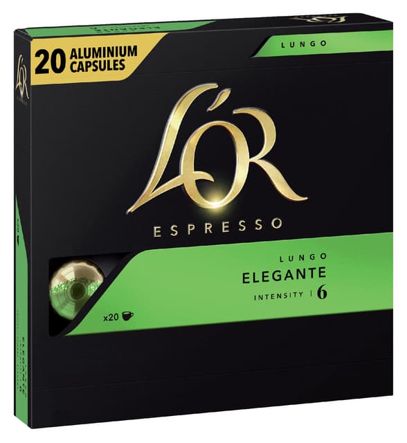 Koffiecups L'Or espresso Lungo Elegante 20 stuks 3