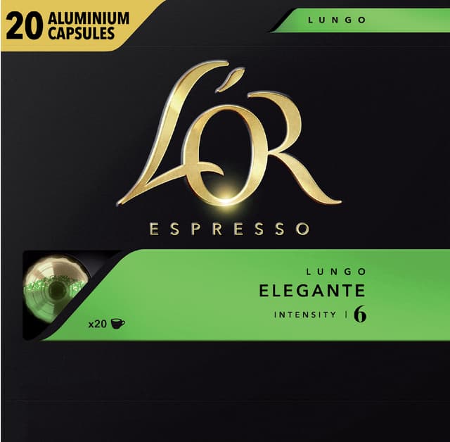 Koffiecups L'Or espresso Lungo Elegante 20 stuks 4