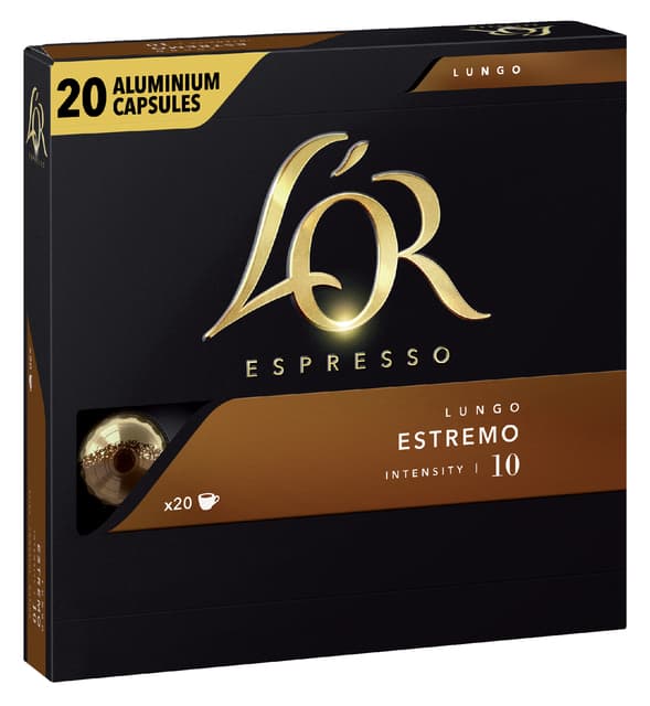 Koffiecups L'Or espresso Lungo Estremo 20 stuks 3
