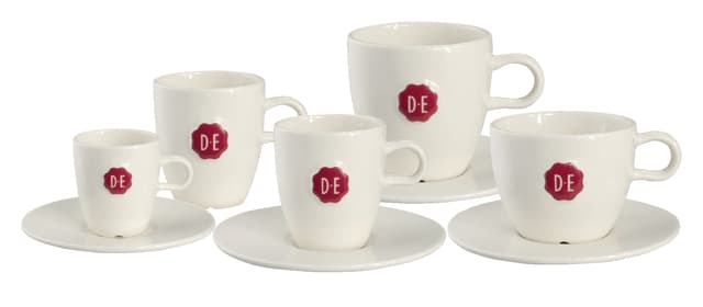 Kopje Douwe Egberts Lungo 180ml wit 2