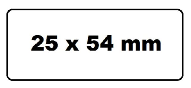 Labeletiket Quantore 11352 54x25mm adres wit 500 stuks 3