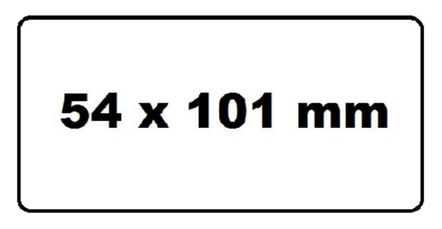 Labeletiket Quantore 99014 54x101mm adres wit 3