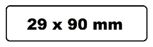 Labeletiket Quantore DK-11201 29x90mm adres wit 400 stuks 3
