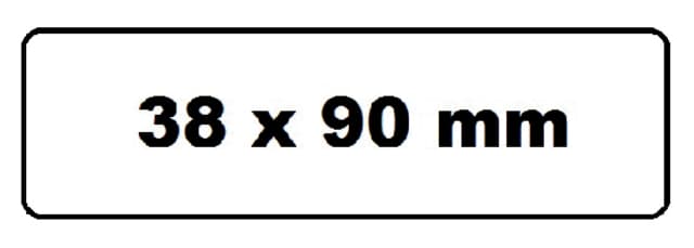 Labeletiket Quantore DK-11208 38x90mm adres wit 400 stuks 2