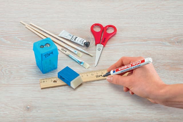 Viltstift edding 400 rond 1mm rood 3