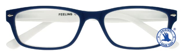 Leesbril I Need You +3.00 dpt Feeling blauw-wit 3