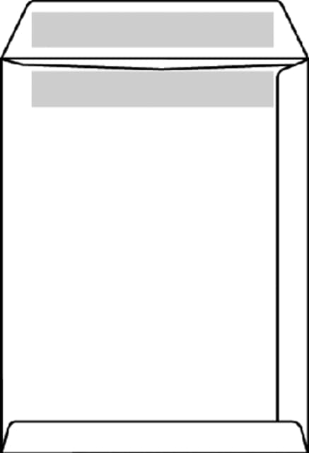 Envelop akte IEZZY 175x265mm zelfklevend 100gr wit 250 stuks 2