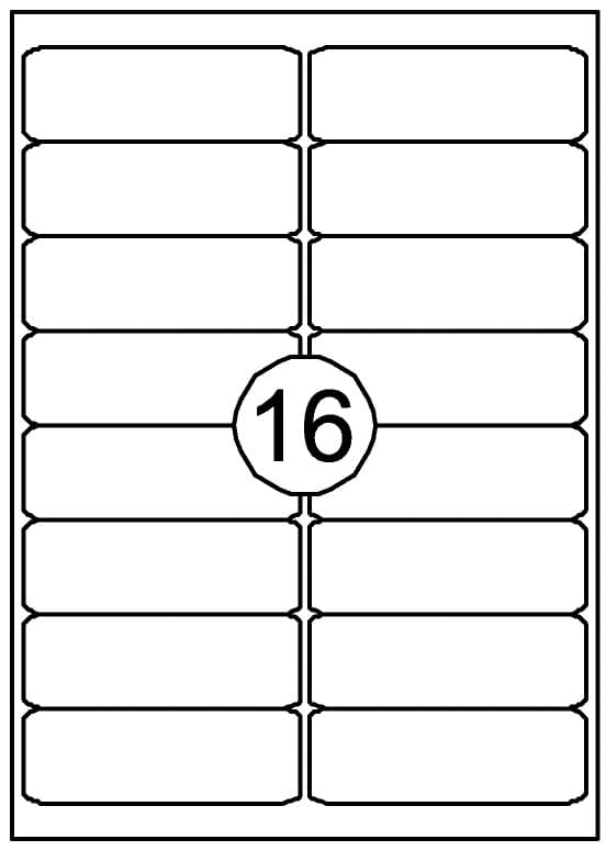 Etiket Quantore 99.1x33.9mm 1600 stuks
