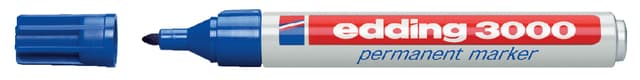 Viltstift edding 3000 rond 1.5-3mm blauw blister à 4 stuks 2