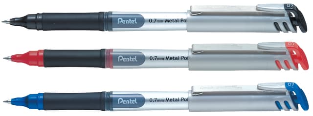 Rollerpen Pentel BL17 Energel medium zwart 2