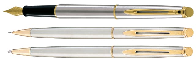 Balpen Waterman Hémisphère stainless steel GT medium 2