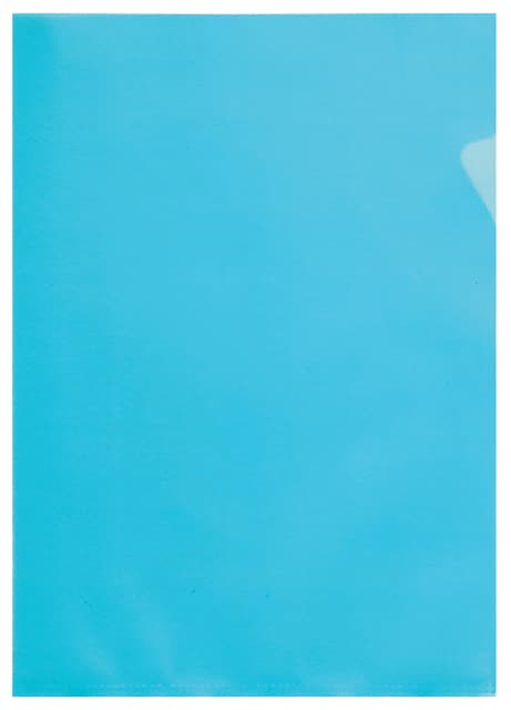 Insteekmap L-model Quantore A4 PP 0.12mm blauw 25 stuks 2