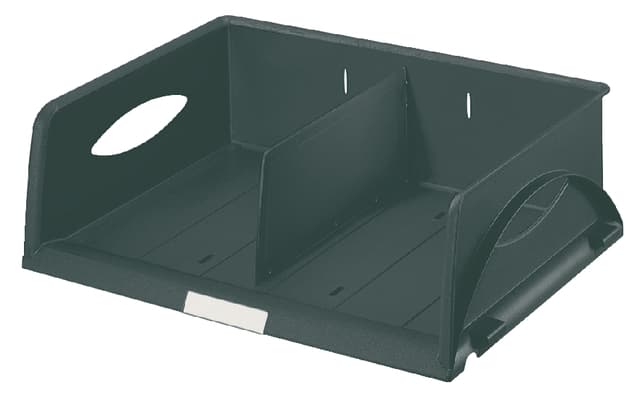 Brievenbak Leitz Sorty standaard A4 maxi dwars zwart
