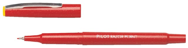 Fineliner PILOT Razor Point fijn rood