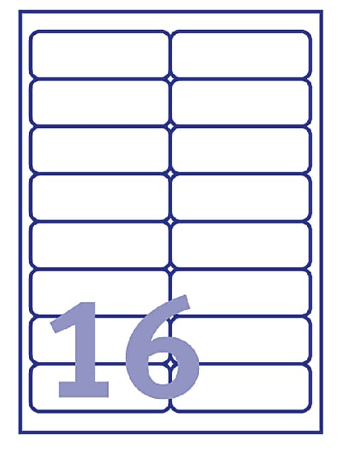 Etiket Avery J8162-10 99.1x33.9mm wit 160 stuks 2
