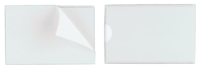 Etikethouder Durable pocketfix 57x90mm zelfklevend 10 stuks