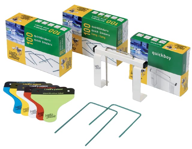 Bundelbeugel Loeff's 1215 Quickbinder 100mm groen 100 stuks 2