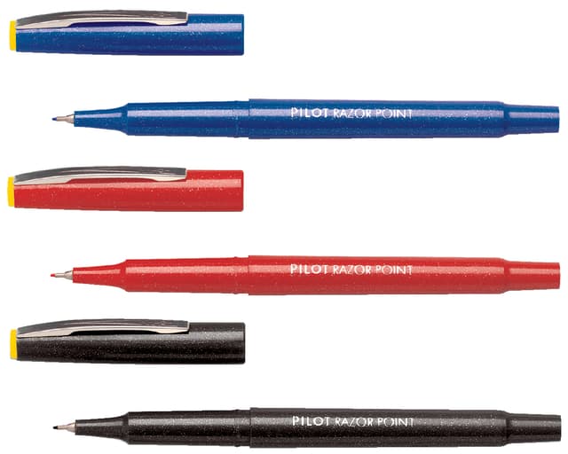 Fineliner PILOT Razor Point fijn rood 2