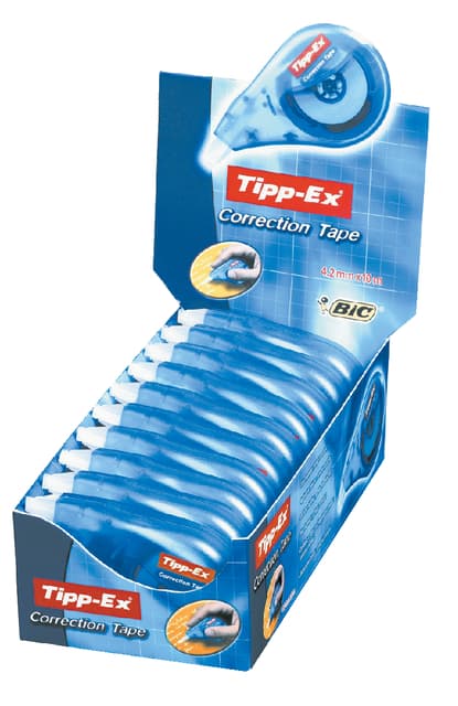 Correctietape Tipp-Ex easy zijwaarts 4.2mmx12m 2