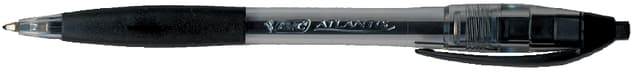 Balpen Bic Atlantis classic grip clic M zwart valuepack 30+6 gratis 2