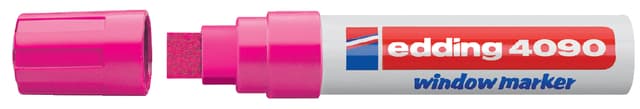 Krijtstift edding 4090 window schuin 4-15mm neon roze blister à 1 stuk 2