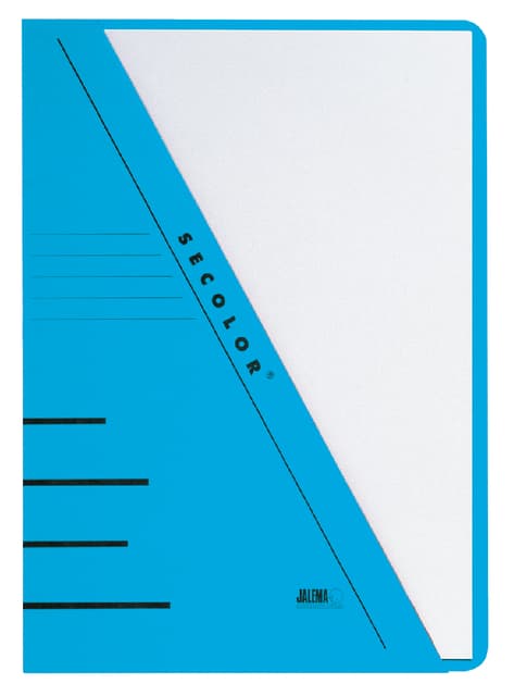 Insteekmap Djois Secolor A4 recycled 250gr  blauw