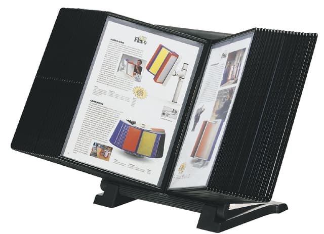Infomanager Djois Flex-O-Frame basis met 10-tassen antraciet/blauw 2