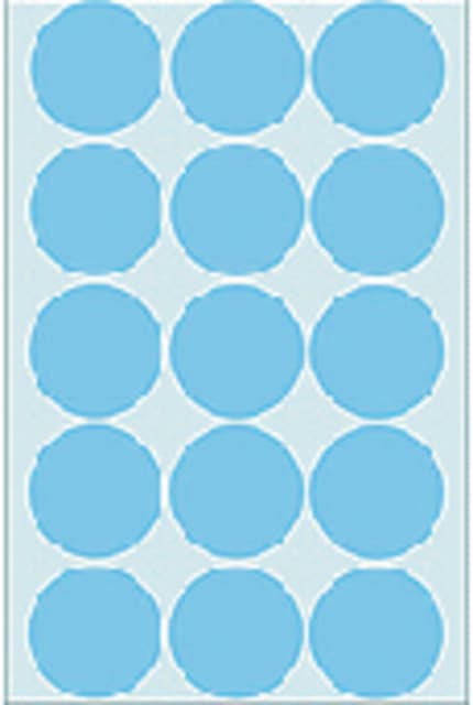 Etiket HERMA 2273 rond 32mm blauw 480 stuks 3