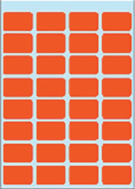 Etiket HERMA 3642 12x19mm rood 160 stuks