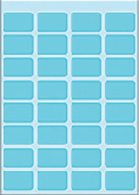 Etiket HERMA 3643 12x19mm blauw 160 stuks