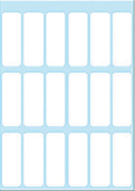Etiket HERMA 3650 12x34mm wit 126 stuks