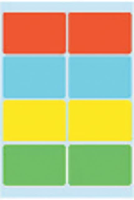 Etiket HERMA 3681 26x40mm assorti 40 stuks