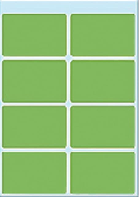 Etiket HERMA 3695 26x40mm groen 40 stuks
