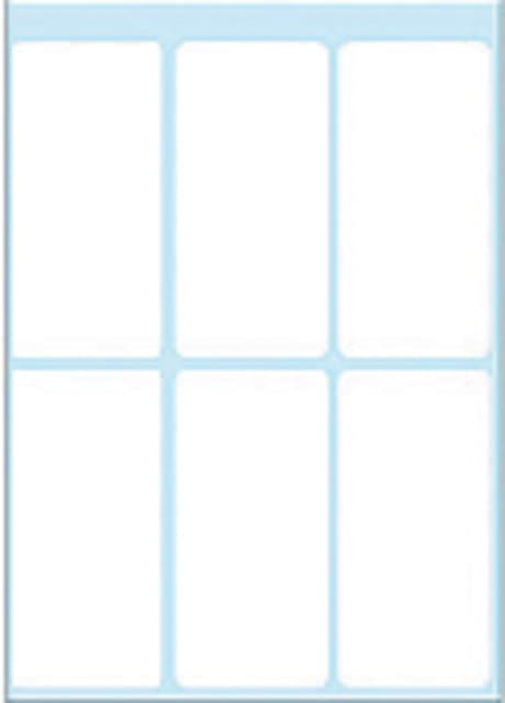 Etiket HERMA 3754 54x26mm wit 42 stuks