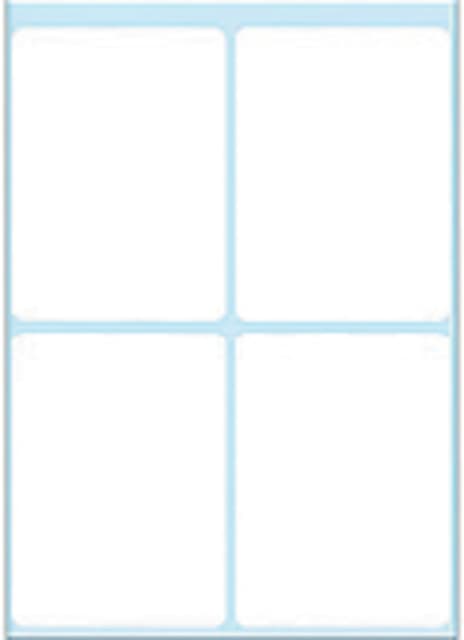 Etiket HERMA 3755 40x55mm wit 28 stuks