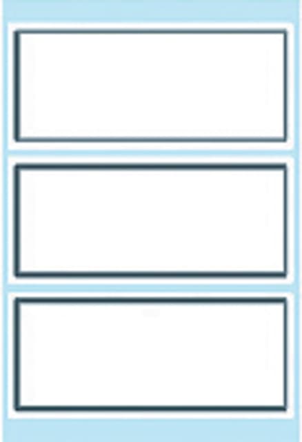 Etiket HERMA 5711 36x80mm schrift grijs kader 18 stuks 2