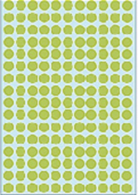 Etiket HERMA 2215 rond 8mm groen 5632 stuks 3