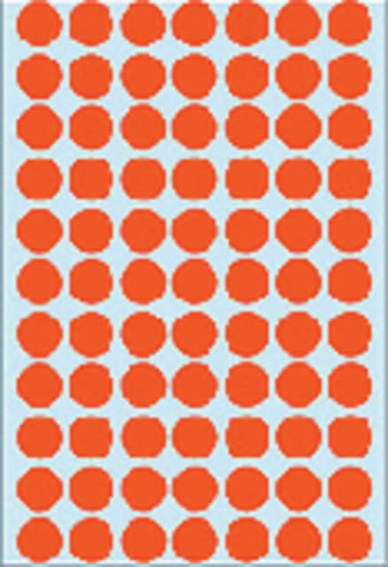 Etiket HERMA 2232 rond 13mm rood 2464 stuks 3