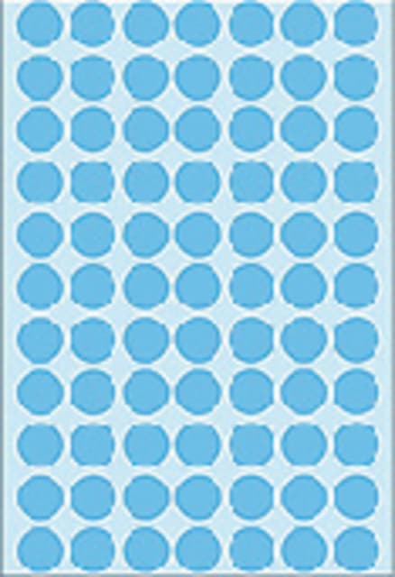 Etiket HERMA 2233 rond 13mm blauw 2464 stuks 3