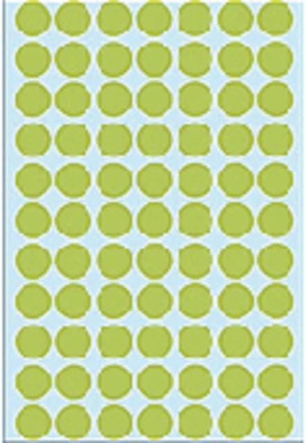 Etiket HERMA 2235 rond 13mm groen 2464 stuks 3